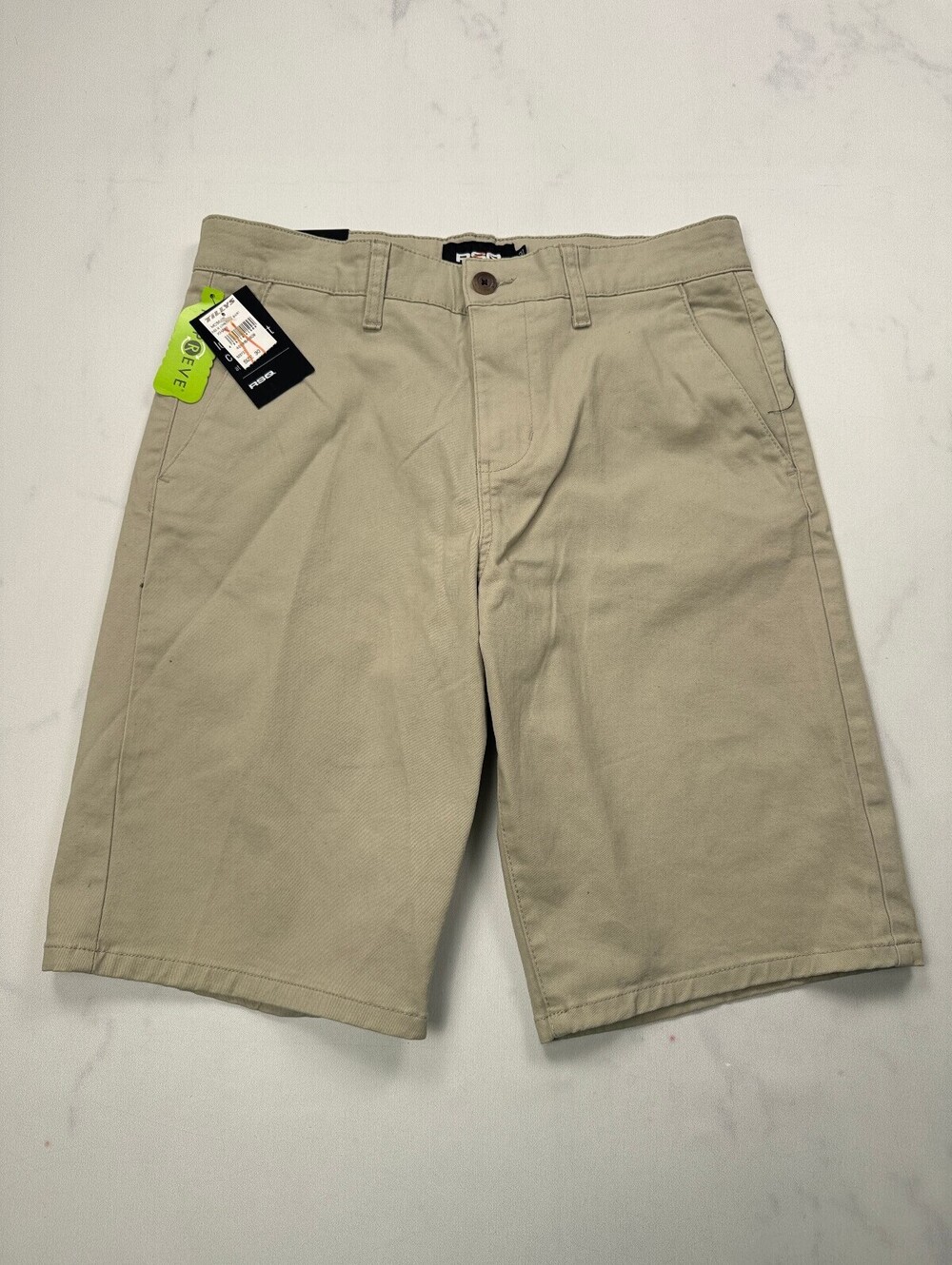RSQ Long China Shorts Bermuda Shorts Beige 90s 90S Jeans - Mens 30